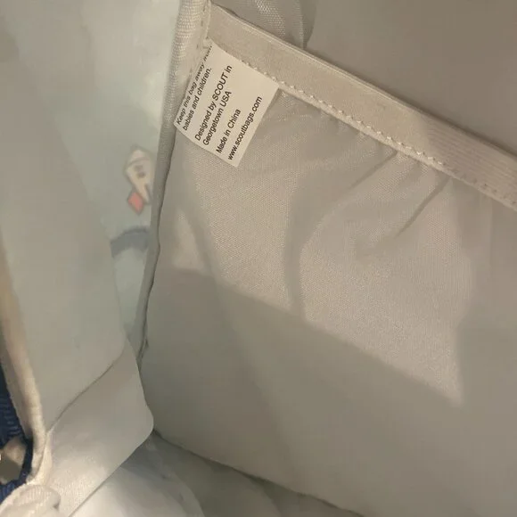 Scout Bags Junior Pack Leader Astro Pup light blue in excellent condition rocket - Picture 7 of 13